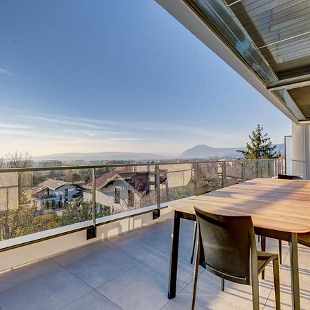 Serenity - 3 Bedroom Top Floor Apartment Parking & Lake View Terrace Annecy Eksteriør bilde